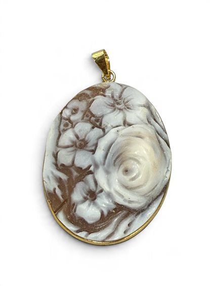 Pendente Mandile 1922 Donna Cammei  in Argento Conchiglia 2MCICM111.DIF - 2MCICM111.DIF